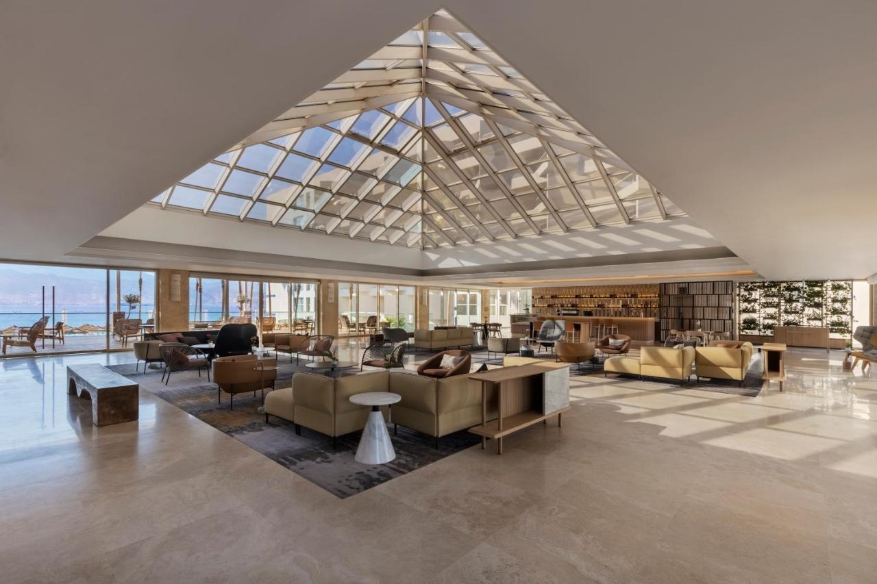Aria Eilat Exterior foto The lobby of the hotel